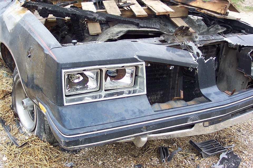 broken car